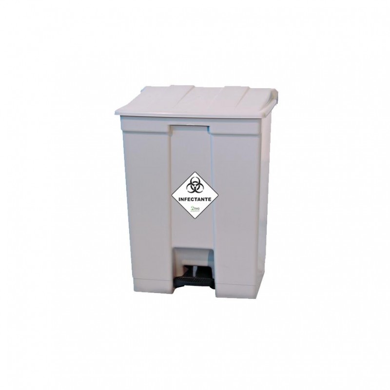 Lixeira 60 litros em plástico com pedal