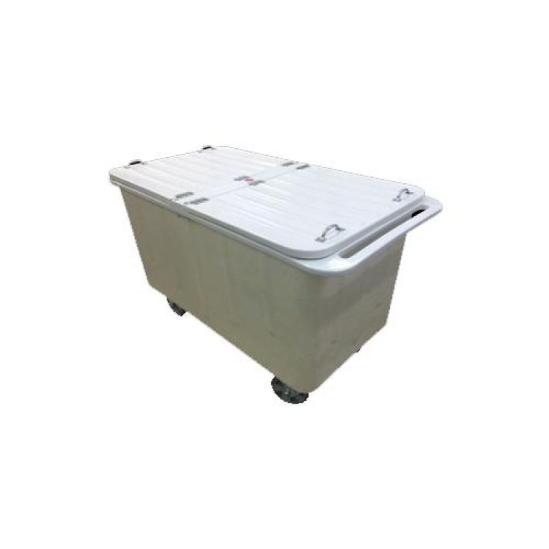 Container 700 litros em fiberglass sem tampa