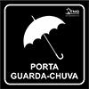 Porta guarda-chuva em fiberglass