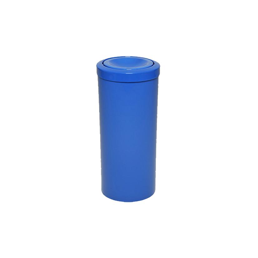 Lixeira 25 litros em plástico com tampa flip-top