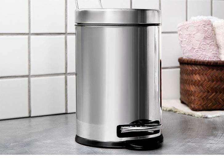 Lixeira 20 litros em aço inox com pedal