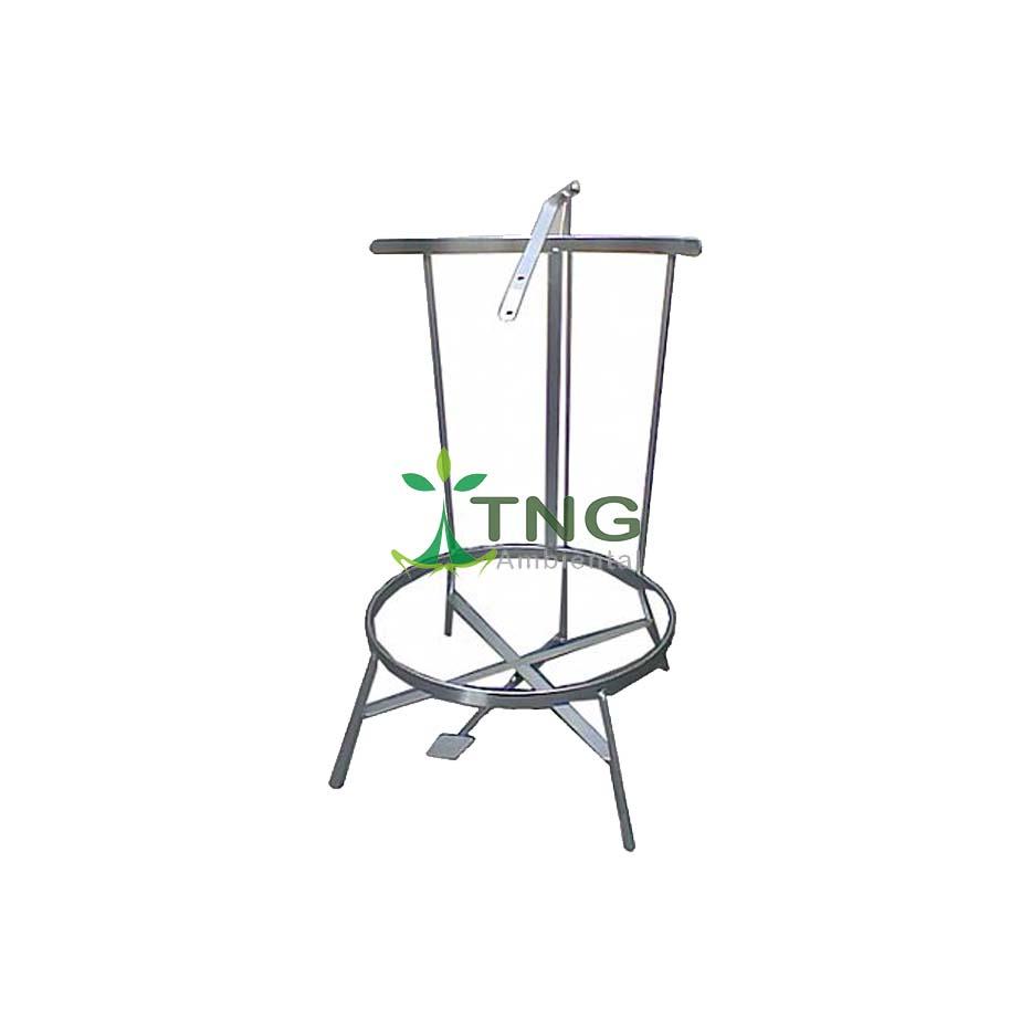 Pedal galvanizado para balde de 100 litros