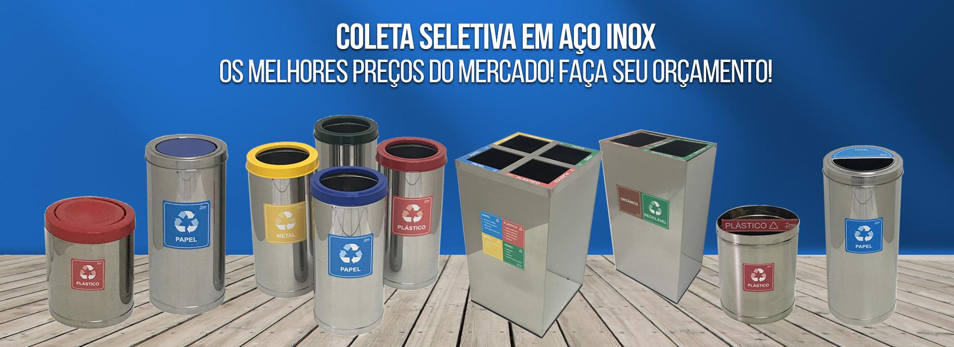 Coleta Seletiva em Aço Inox